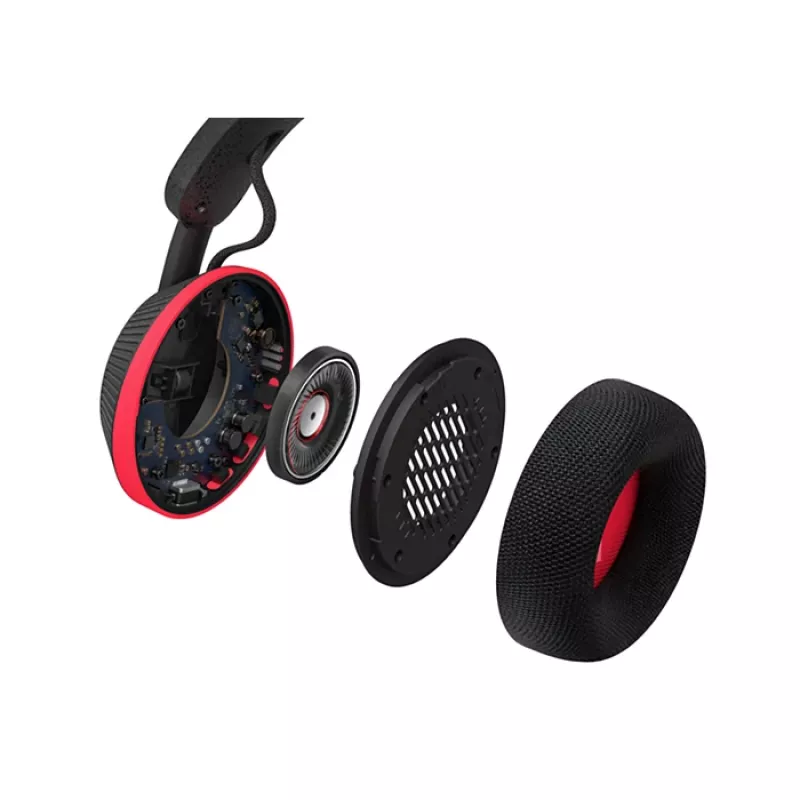 Philips 6000 serijos TAA6219BK/00 ausinės Belaidės Antgalvinės Muzika Bluetooth Juoda, Raudona