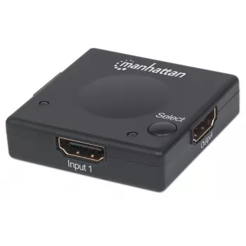 Manhattan HDMI jungiklis 2 prievadai, 1080p, juodas