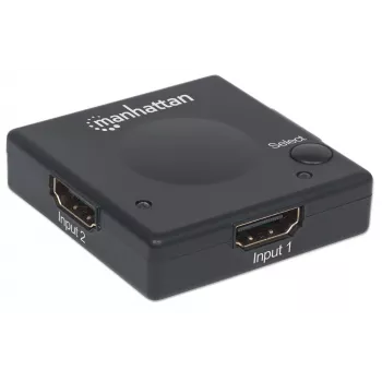 Manhattan HDMI jungiklis 2 prievadai, 1080p, juodas