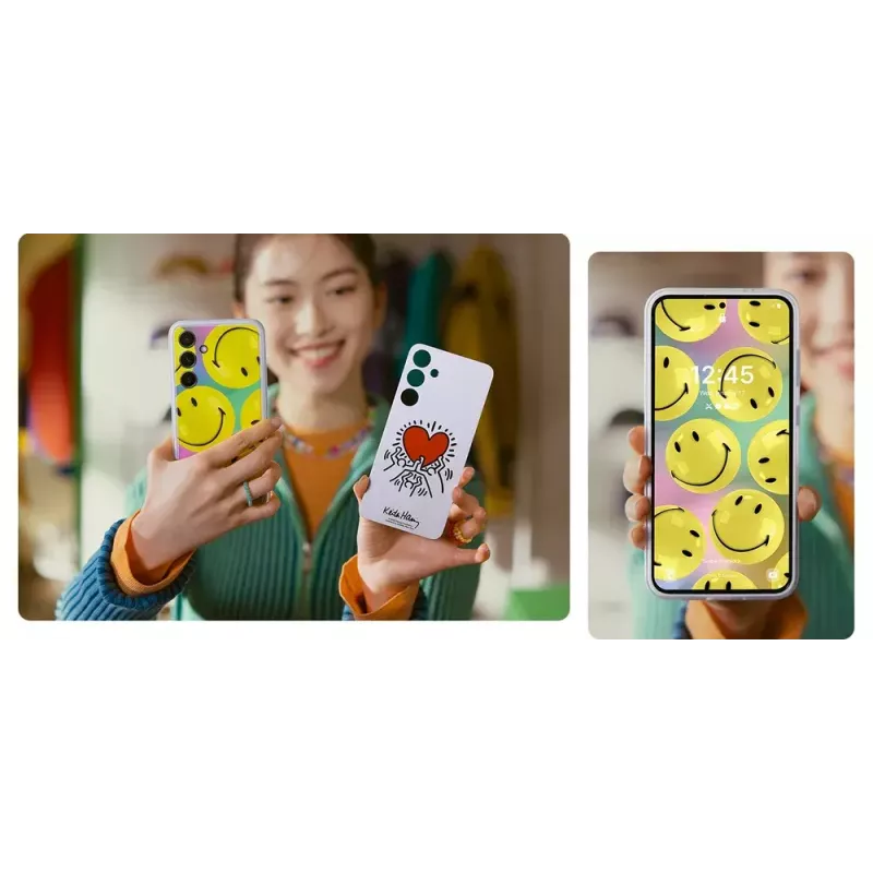 Dėklas Samsung Galaxy S24 geltonas 6,2 colio stilinga apsauga