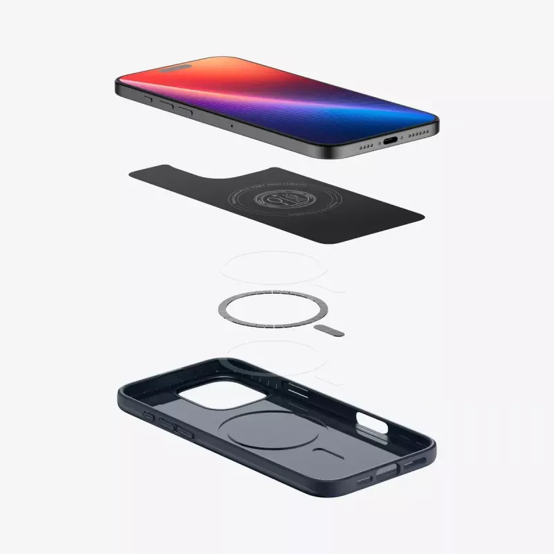 Spigen Thin Fit Mag MagSafe telefono dėklas iPhone 16 Pro Max, Metal Slate