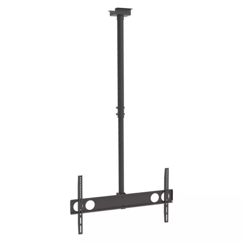 Manhattan lubinis laikiklis televizoriams ir monitoriams, 37–75 colių, aukštis reguliuojamas 105–156 cm, VESA 200x200–800x400 mm, max 50 kg, juodas