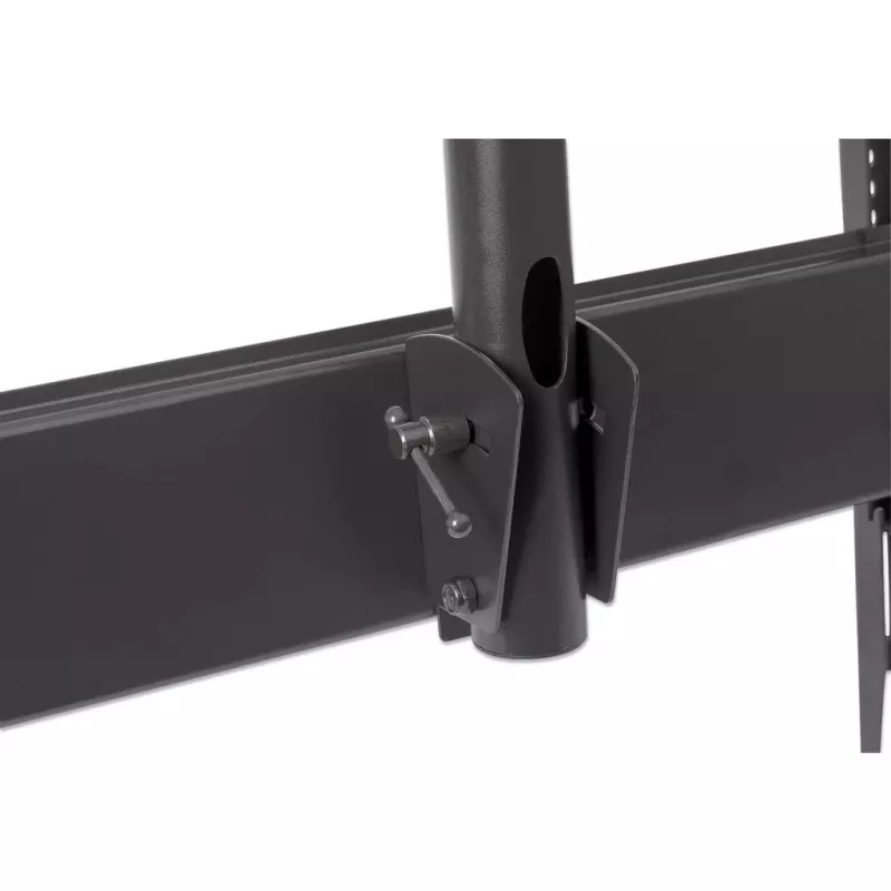 Manhattan lubinis laikiklis televizoriams ir monitoriams, 37–75 colių, aukštis reguliuojamas 105–156 cm, VESA 200x200–800x400 mm, max 50 kg, juodas