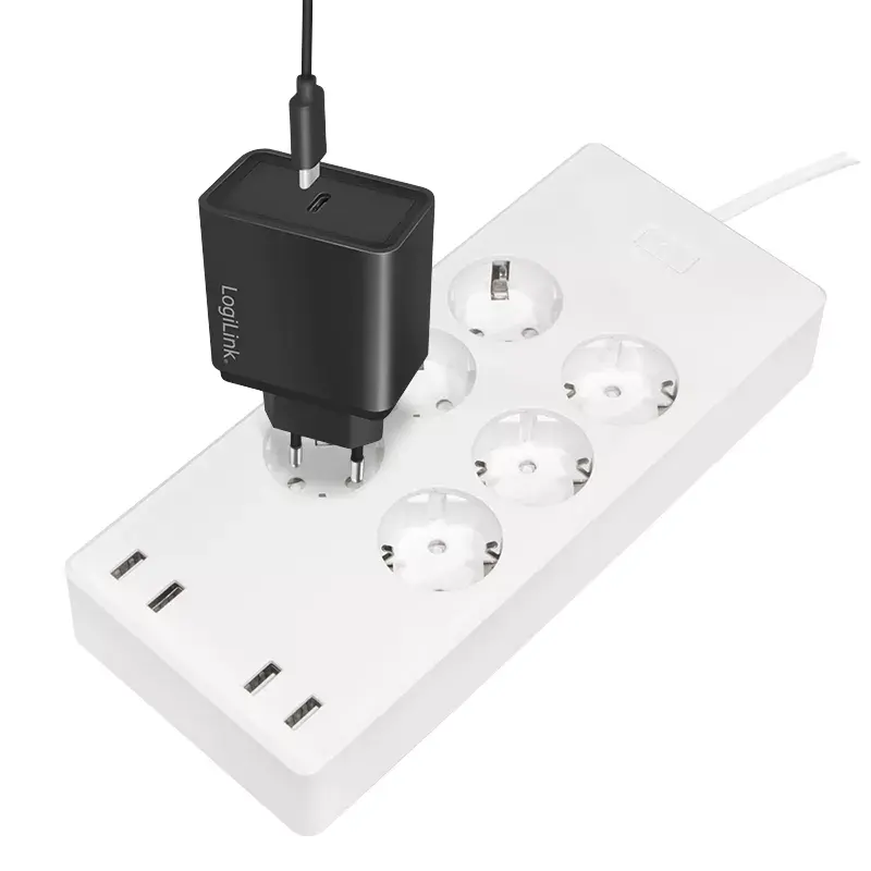 LogiLink Wi-Fi išmanusis rozetinis blokas 6x CEE 7/3 4x USB