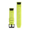 Garmin QuickFit 22 geltonas silikoninis dirželis