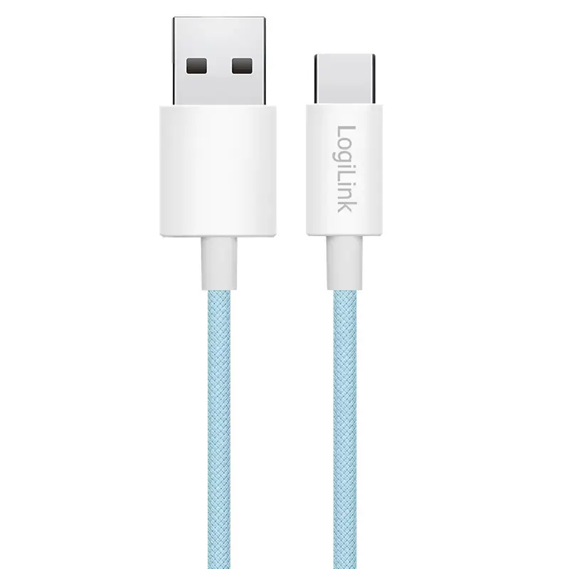LogiLink USB 2.0 Type-C laidas C/M į A/M 60W mėlynas 1,5 m