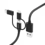 Hama 00201536 USB laidas USB 2.0 1,5 m USB A USB C Juodas