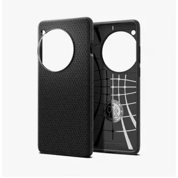 Spigen OnePlus 12 Liquid Air matinė juoda mobiliojo telefono dėklas 17,3 cm