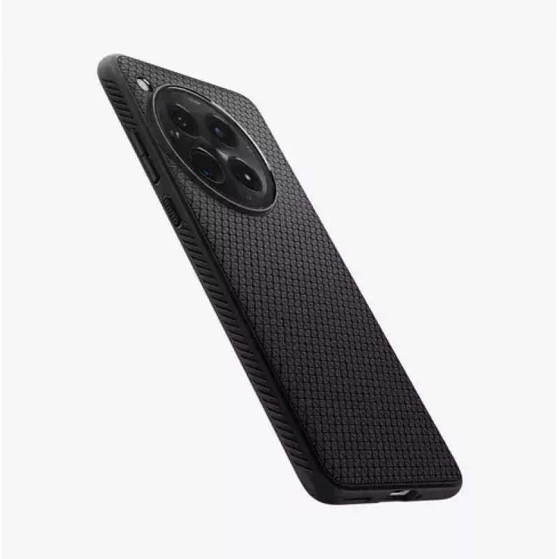 Spigen OnePlus 12 Liquid Air matinė juoda mobiliojo telefono dėklas 17,3 cm