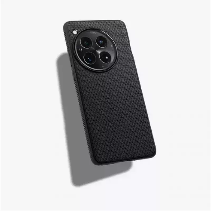 Spigen OnePlus 12 Liquid Air matinė juoda mobiliojo telefono dėklas 17,3 cm