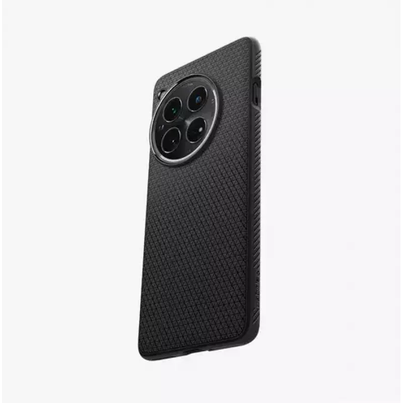 Spigen OnePlus 12 Liquid Air matinė juoda mobiliojo telefono dėklas 17,3 cm