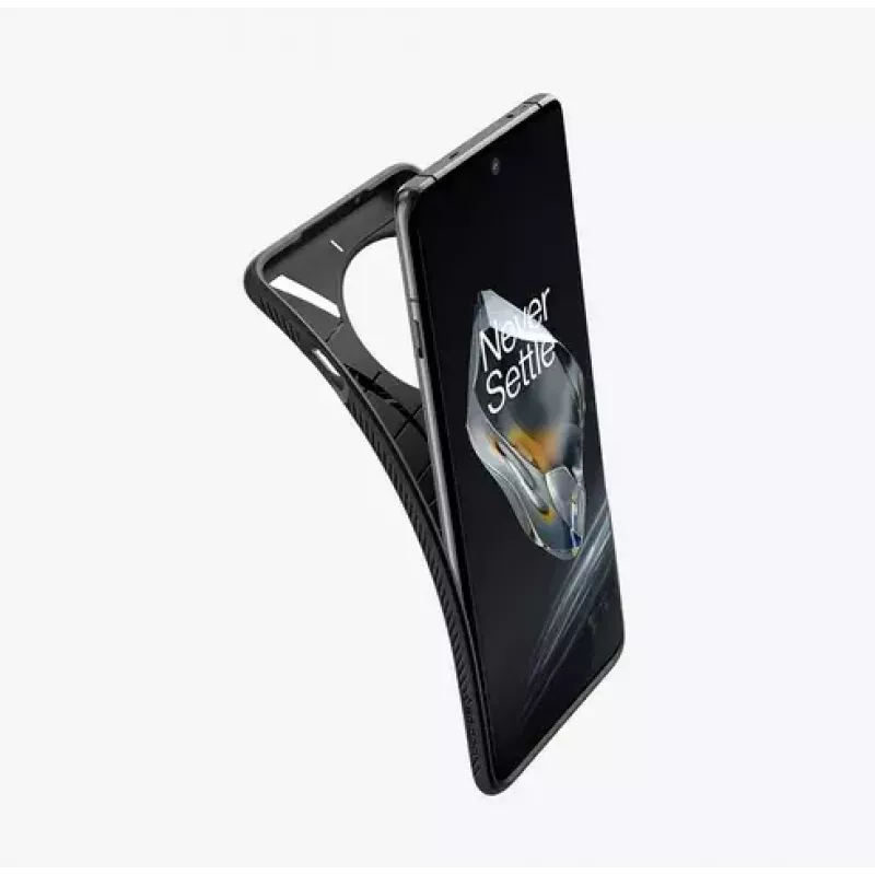 Spigen OnePlus 12 Liquid Air matinė juoda mobiliojo telefono dėklas 17,3 cm