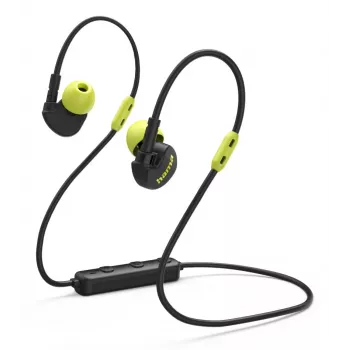 Hama Freedom Athletics III belaidės ausinės sportinės Bluetooth juodos, geltonos