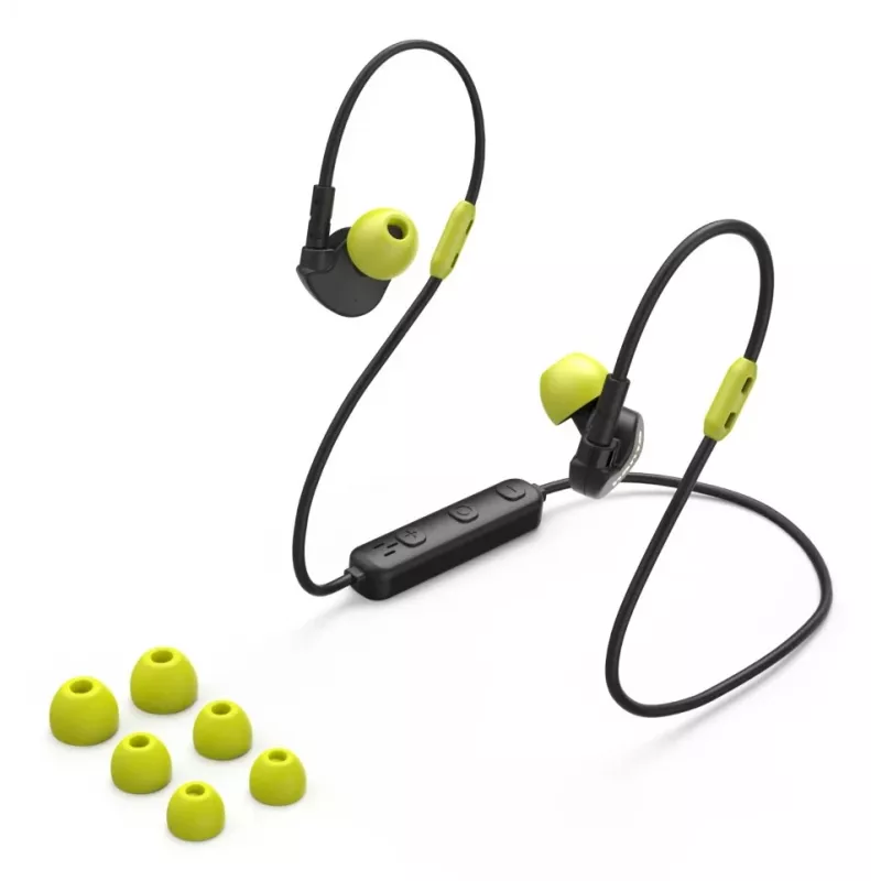 Hama Freedom Athletics III belaidės ausinės sportinės Bluetooth juodos, geltonos