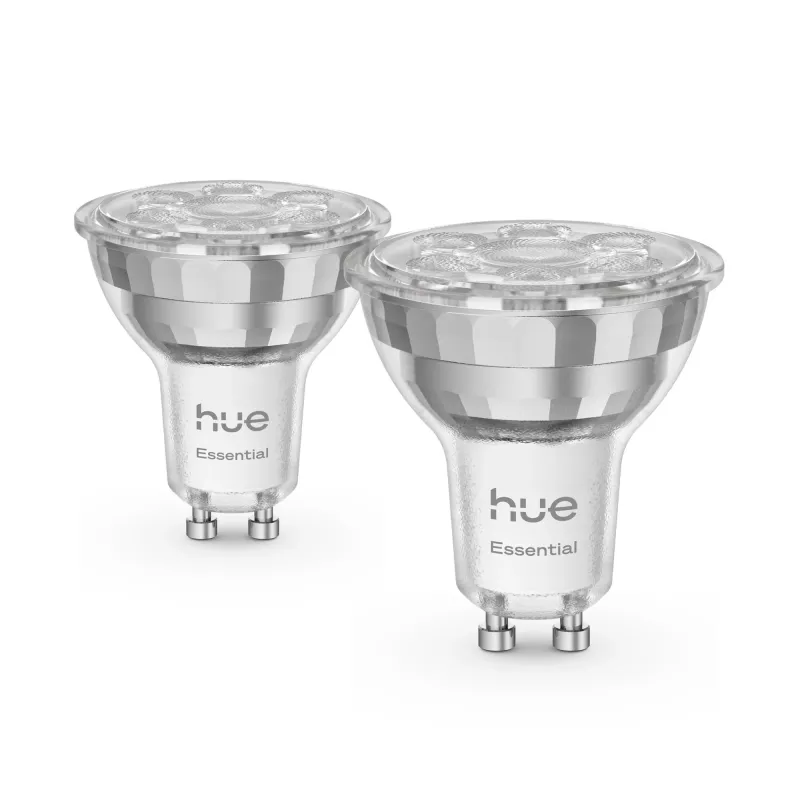 Philips Hue White and colour ambience Essential GU10 prožektorius – 345 lm – 4,7 W – 2 vnt. pakuotė