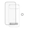 PanzerGlass CARE 3-in-1 Feature Kick apsaugos rinkinys iPhone Air – grūdintas stiklas, PET, silikonas, skaidrus