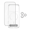 Apsauginis dėklas PanzerGlass CARE Feature Kick 3w1, skirtas iPhone 17 Pro, su stikliniu objektyvo dangteliu
