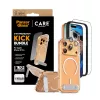 Apsauginis dėklas PanzerGlass CARE Feature Kick 3w1, skirtas iPhone 17 Pro, su stikliniu objektyvo dangteliu