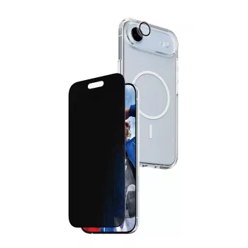 PanzerGlass CARE apsauginis dėklas iPhone 17 Air – Privacy 3-in-1