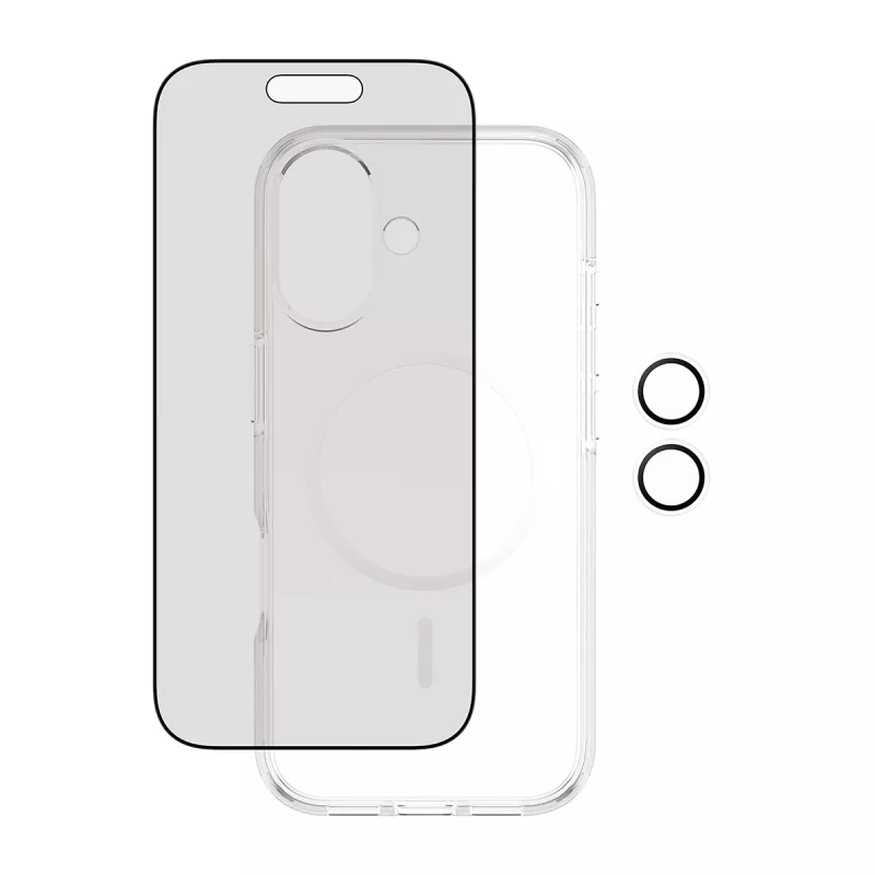 Apsauginis dėklas PanzerGlass Case CARE iPhone 17 su privatumo funkcija, 3 viename