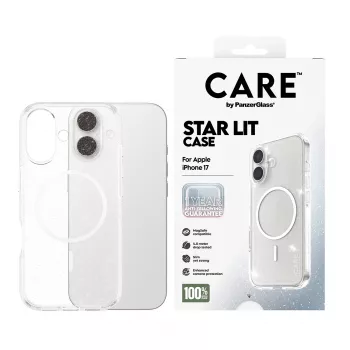 PanzerGlass CARE by Flagship Case Urban Explorer Star Lit White MagSafe dėklas iPhone 17