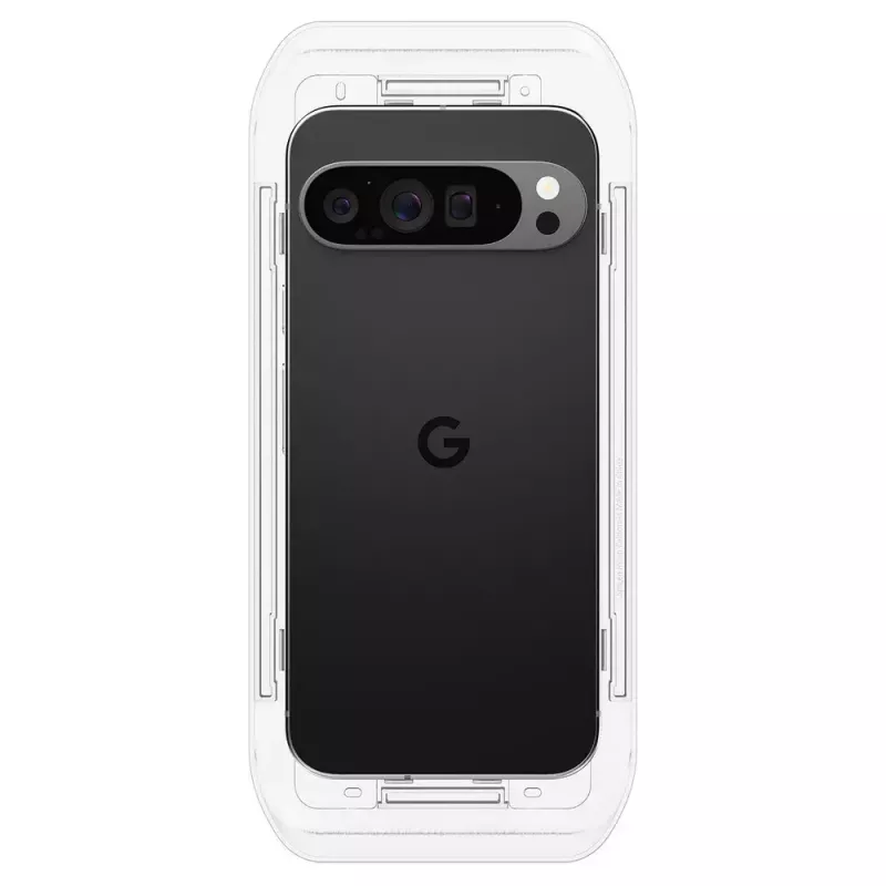 Spigen stiklinis ekrano apsauginis stikliukas EZ Fit GLAS.tR Slim, skirtas Google Pixel 9 / 9 Pro