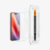 Spigen GLAS.tR EZ Fit apsauginis stikliukas fotoaparatui Apple iPhone 16 Pro Max, grūdintas stiklas, 2 vnt.