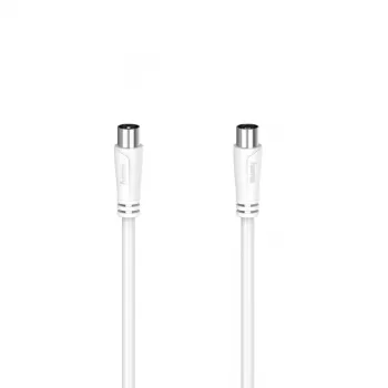 Hama 00205046 koaksialinis kabelis 3 m Baltas