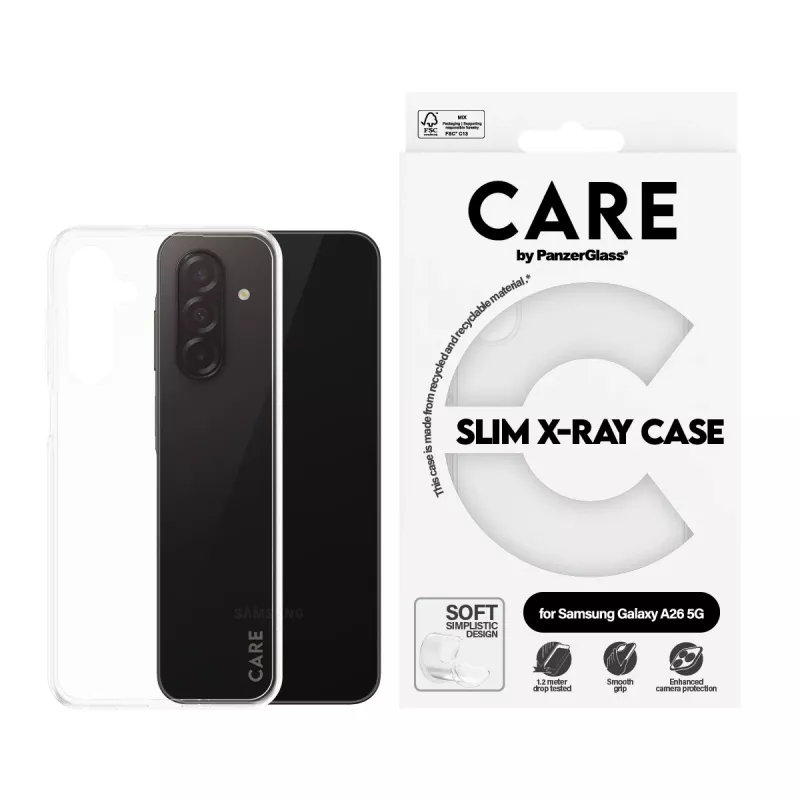 Dėklas PanzerGlass Samsung Galaxy A26 5G Skaidrus X-Ray Soft