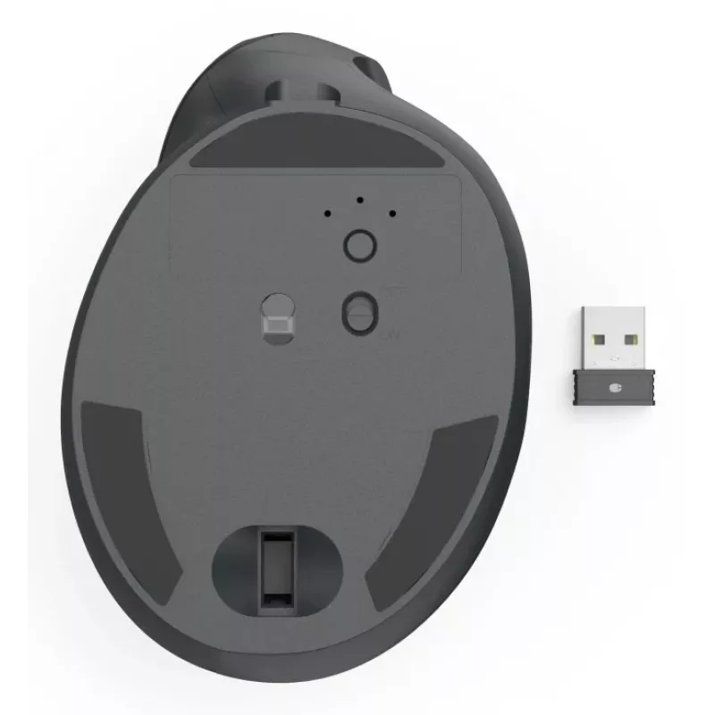 Hama EWM-600R vertikali pelė dešinei rankai RF belaidė + Bluetooth optinė 1800 DPI