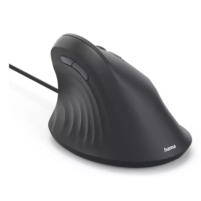 Hama ECM-500R vertikali pelė Office, dešinei rankai, USB Type-A, optinė, 1800 DPI