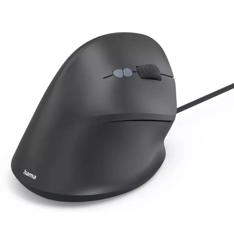 Hama ECM-500R vertikali pelė Office, dešinei rankai, USB Type-A, optinė, 1800 DPI