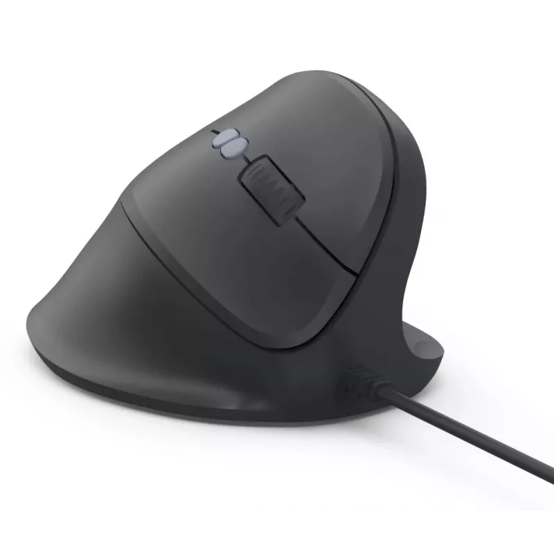 Hama ECM-500R vertikali pelė Office, dešinei rankai, USB Type-A, optinė, 1800 DPI