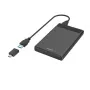Hama 00200760 išorinis dėklas HDD/SSD juodas 2,5 colio