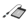 Hama 00200760 išorinis dėklas HDD/SSD juodas 2,5 colio