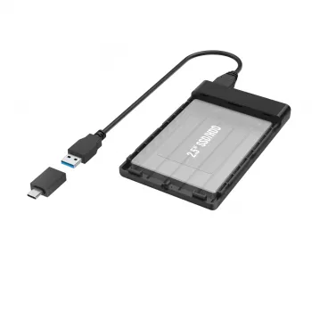 Hama 00200760 išorinis dėklas HDD/SSD juodas 2,5 colio