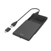 Hama 00200760 išorinis dėklas HDD/SSD juodas 2,5 colio
