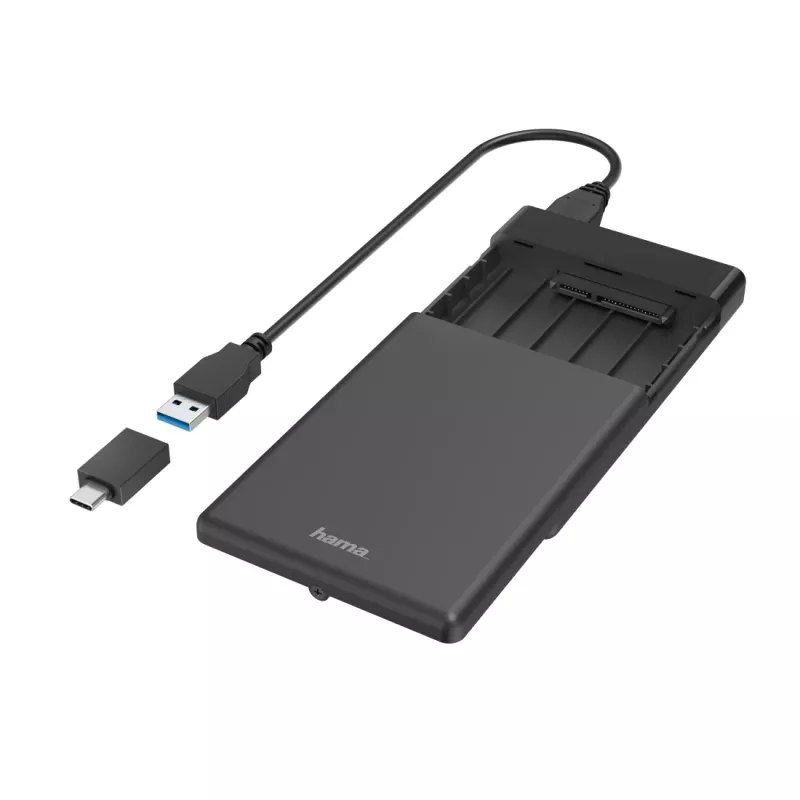 Hama 00200760 išorinis dėklas HDD/SSD juodas 2,5 colio