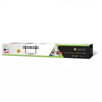 Techly sieninis laikiklis televizoriui LED LCD 42-80 itin plonas fiksuotas H400mm ICA-PLB 840