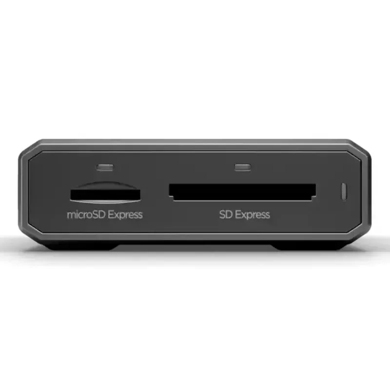 Card reader SANDISK PRO-READER USB 3.2 Gen 2 (Type-C) – palaiko MicroSD ir SD, juodai pilkas, 60×115.3×19.1 mm