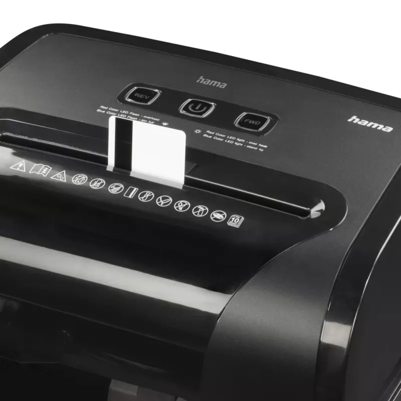 Smulkintuvas Hama Prime M100, mikro smulkinimas, 62 dB, 22 cm, juodas