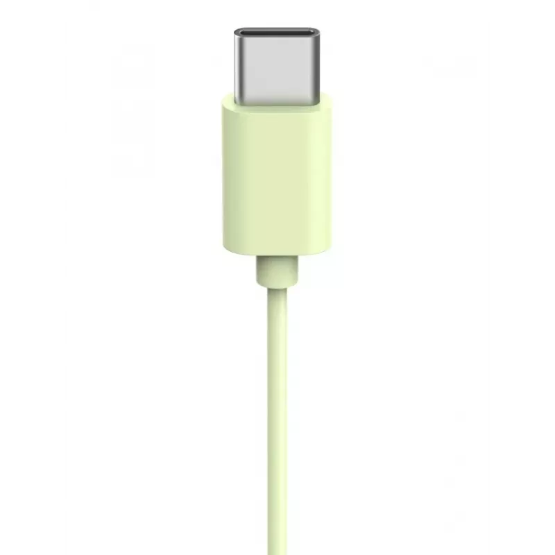 Ausinės Hama Fun C USB Type-C laidinės žalios 20-20000 Hz 1,2 m