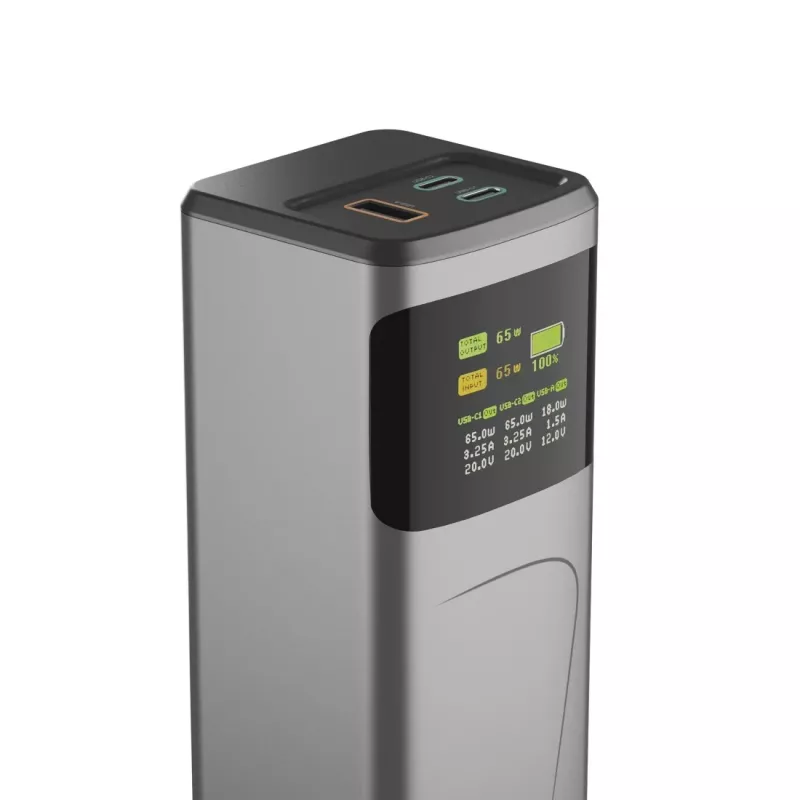 Hama High Power 20000 mAh pilka – nešiojamas greitasis įkroviklis