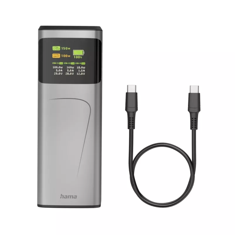 Hama High Power ličio jonų 24000 mAh pilka