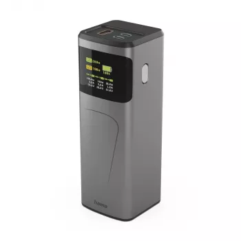 Hama High Power 24000 mAh pilkos spalvos nešiojamas įkroviklis
