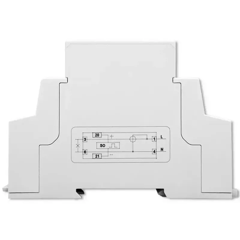 Vienfazis elektros energijos skaitiklis QOLTEC 50887 1 fazė 230V LCD plonas