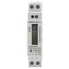 Vienfazis elektros energijos skaitiklis QOLTEC 50887 1 fazė 230V LCD plonas