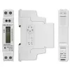 Vienfazis elektros energijos skaitiklis QOLTEC 50887 1 fazė 230V LCD plonas