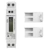 Vienfazis elektros energijos skaitiklis QOLTEC 50887 1 fazė 230V LCD plonas