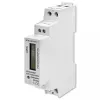 Vienfazis elektros energijos skaitiklis QOLTEC 50887 1 fazė 230V LCD plonas